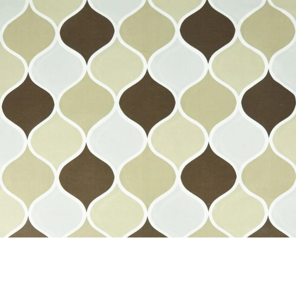 Tissu Coton Motif Géométrique
