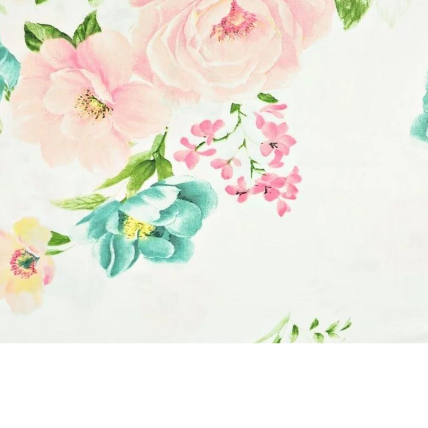 Tissu Coton Motif Fleurs
