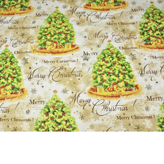 Tissu Coton Motif Noël
