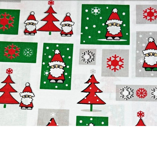 Tissu Coton Motif Noël