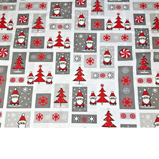 Tissu Coton Motif Noël