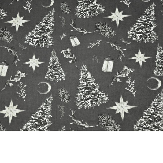 Tissu Coton Motif Noël