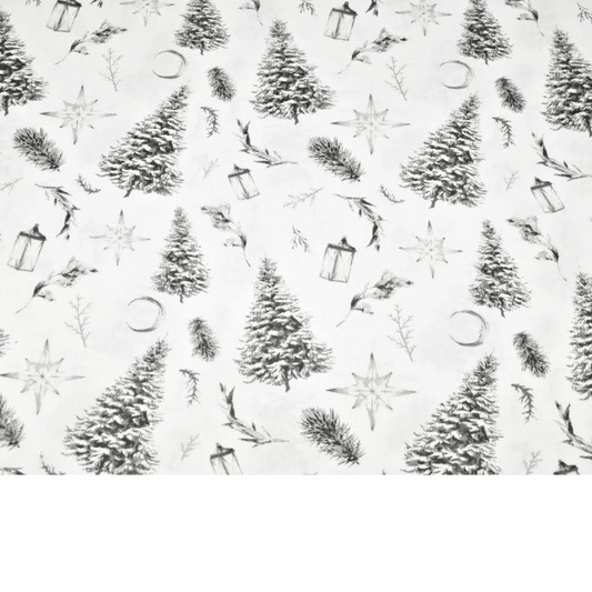 Tissu Coton Motif Noël