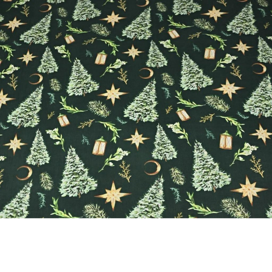 Tissu Coton Motif Noël