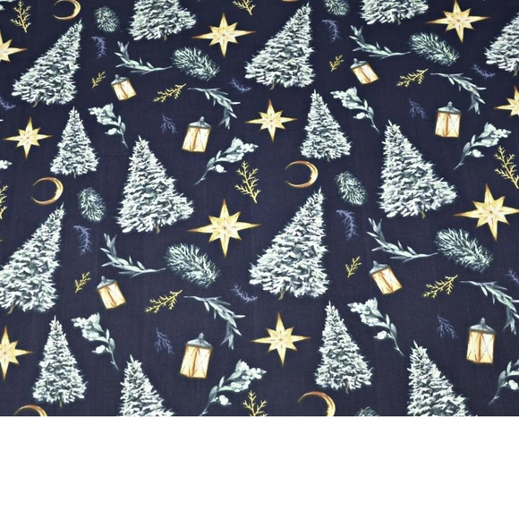 Tissu Coton Motif Noël