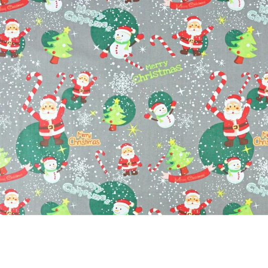 Tissu Coton Motif Noël