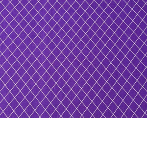 Tissu Coton Imprimé Blanc Et Violet