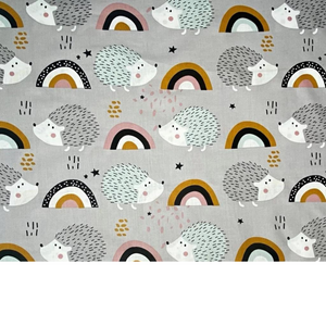 Tissu Coton Motif Hérissons