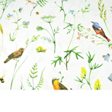 Tissu Coton Motif Oiseaux