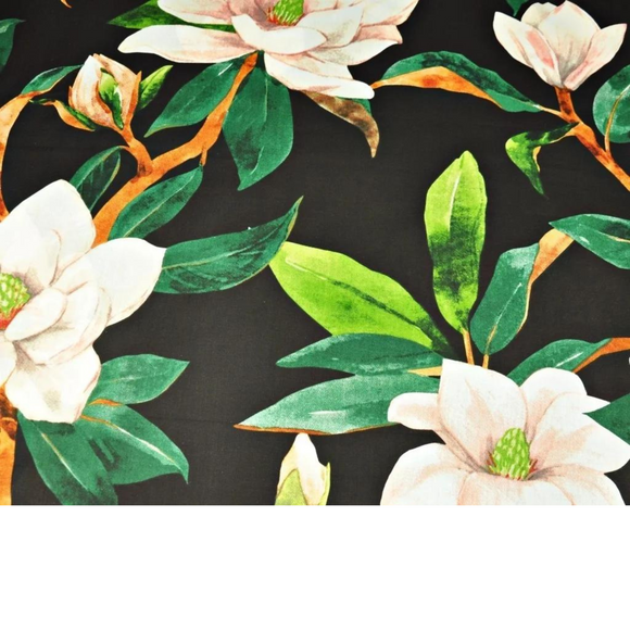 Tissu Coton Motif Fleurs