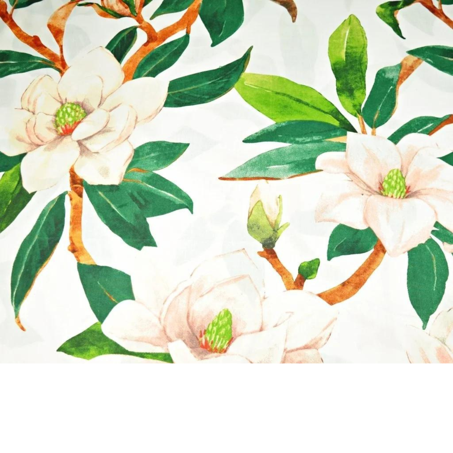 Tissu Coton Motif Fleurs