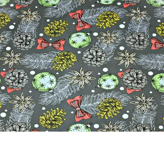 Tissu Coton Motif Noël