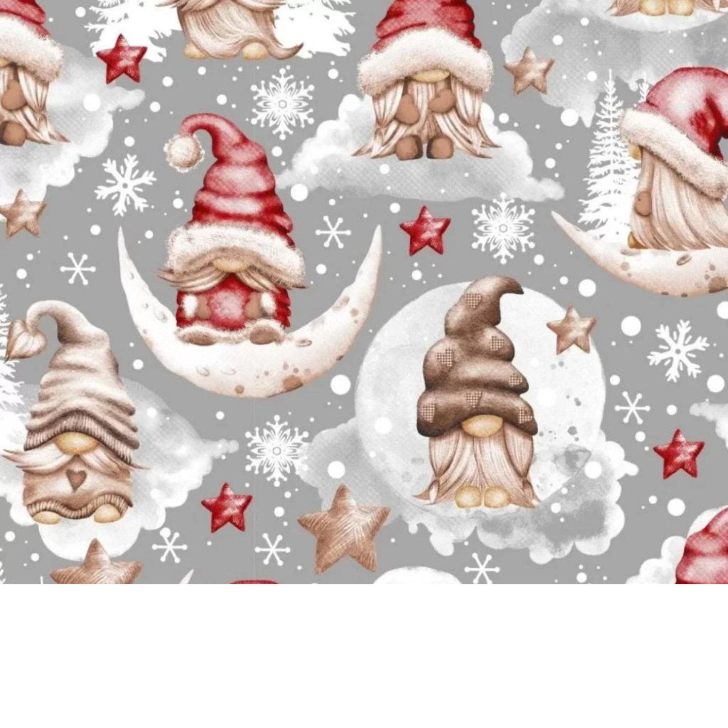 Tissu Coton Motif Noël