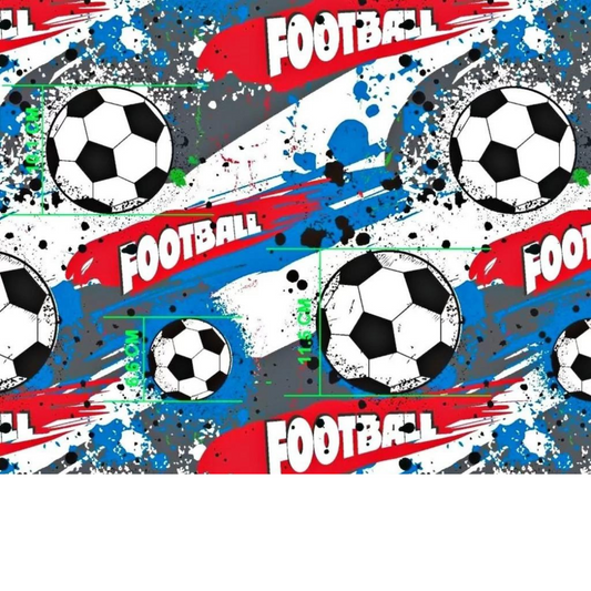 Tissu Coton Motif Football