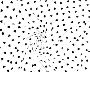 Tissu Coton Motif Coeurs