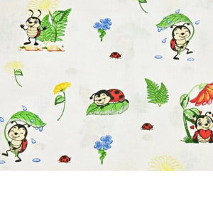Tissu Coton Motif Coccinelles