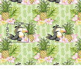 Tissu Coton Motif Toucans