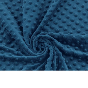 Tissu Minky Bleu Marine