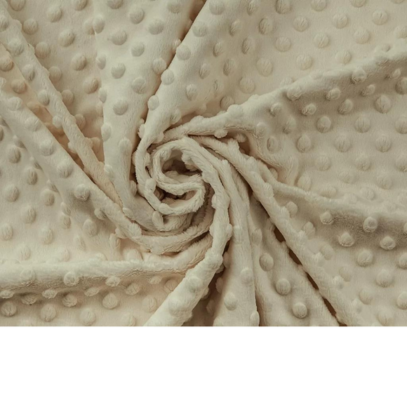 Tissu Minky Beige Olive