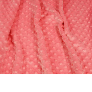 Tissu Minky Fraise Glacée