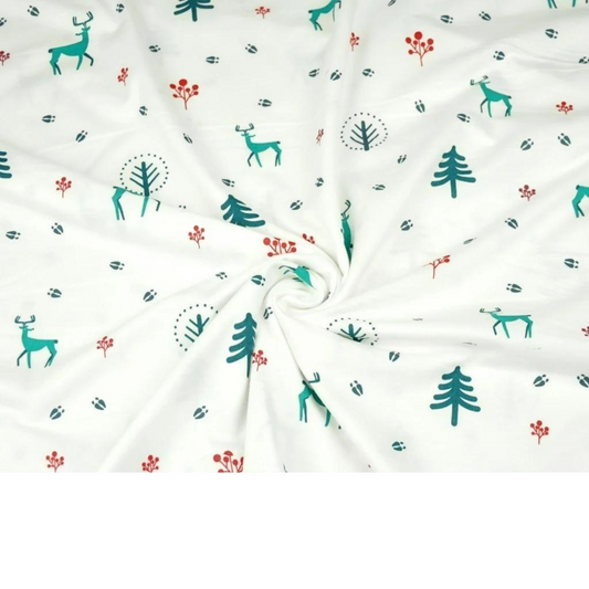 Tissu Jersey Imprimé Noël