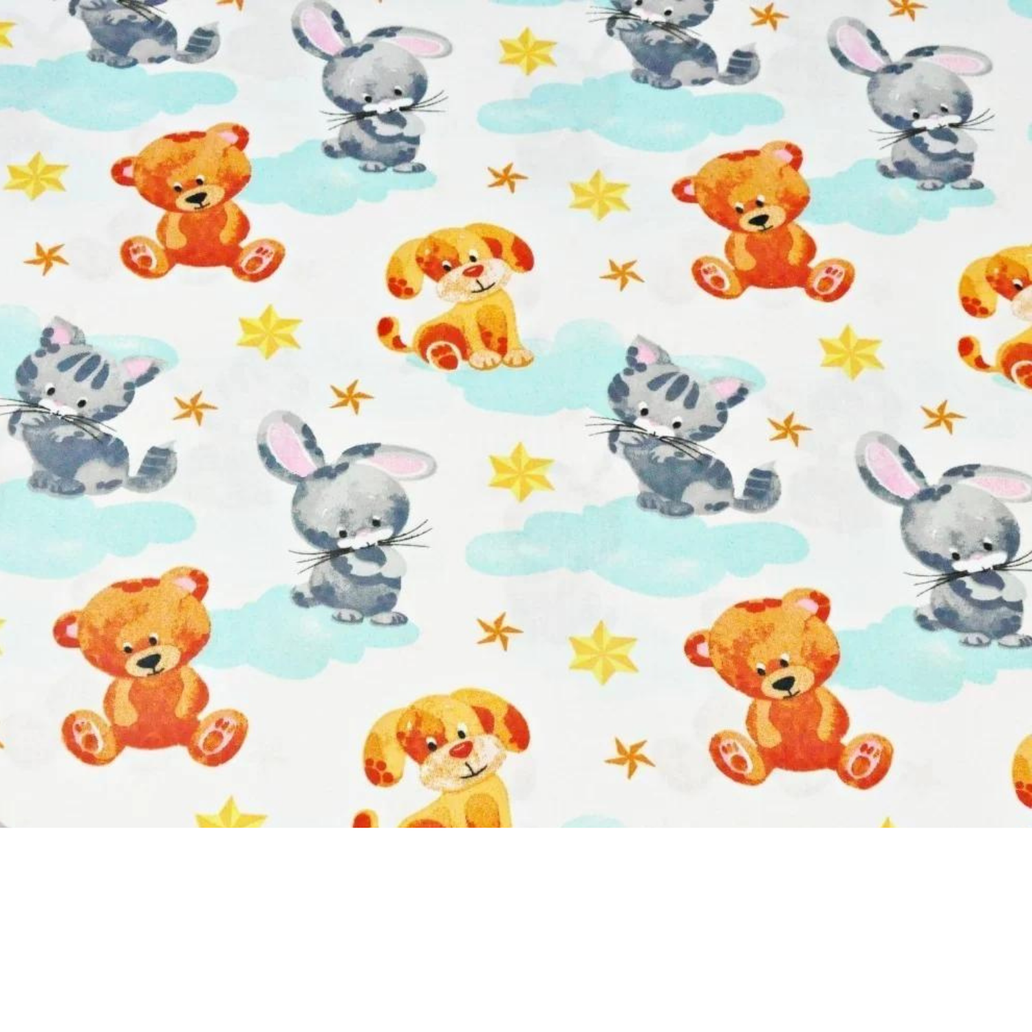 Tissu Coton Motif Animaux