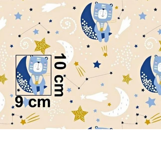 Tissu Coton Motif Oursons