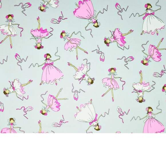 Tissu Coton Motif Danseuse Étoile