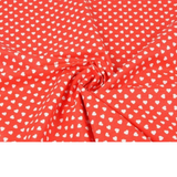 Tissu Coton Motif Coeurs