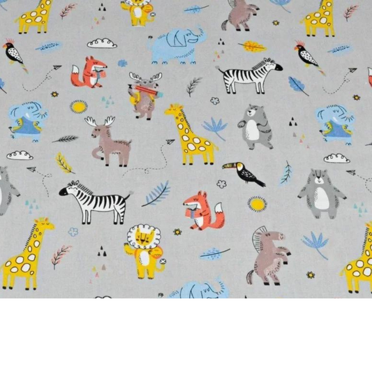 Tissu Coton Motif Animaux