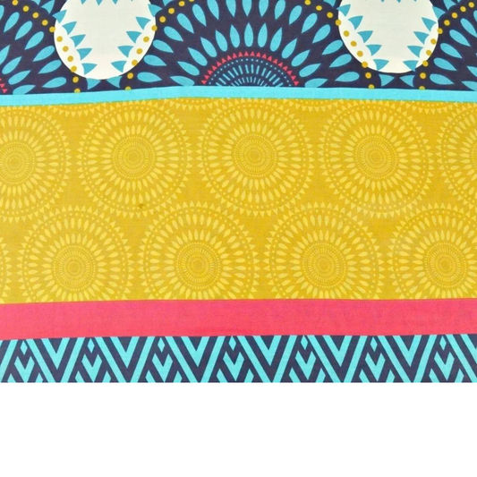 Tissu Coton Motif Mandalas