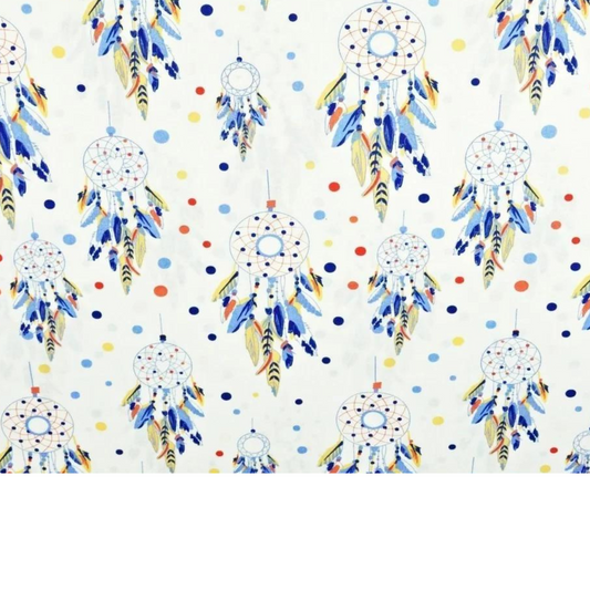 Tissu Coton Motif Attrape Rêves