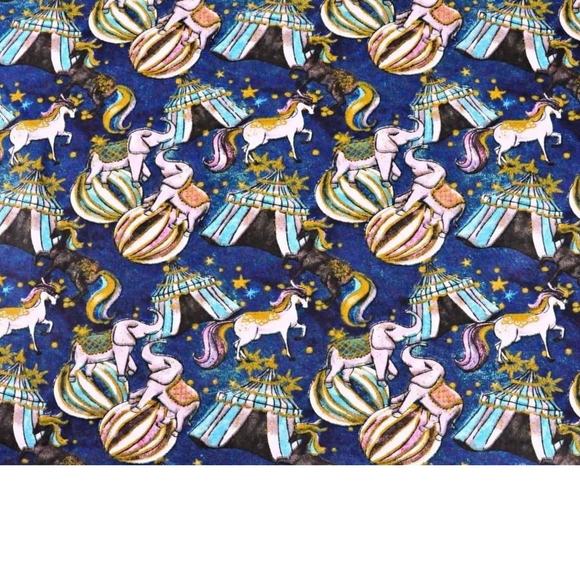 Tissu Coton Motif Cirque