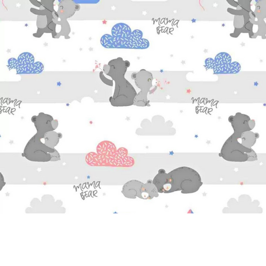 Tissu Coton Motif Oursons