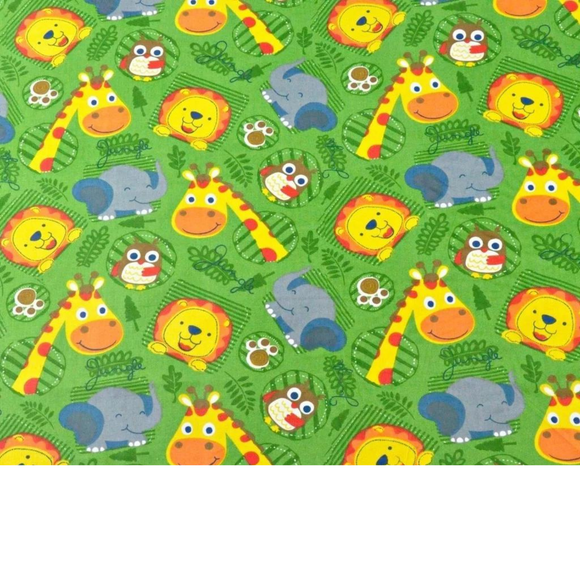 Tissu Coton Motif Animaux