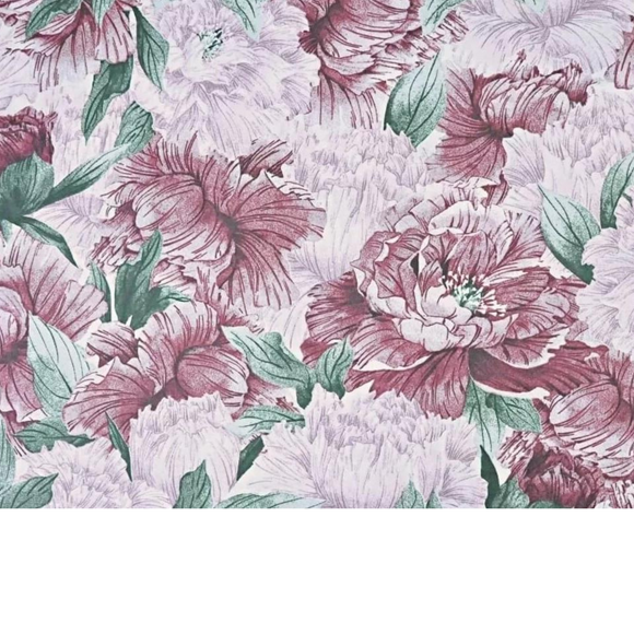 Tissu Coton Motif Fleurs