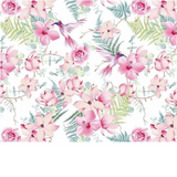 Tissu Coton Motif Oiseaux