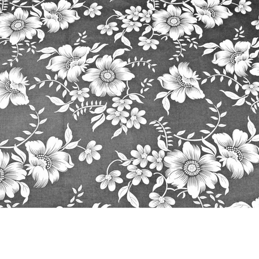 Tissu Coton Motif Fleurs