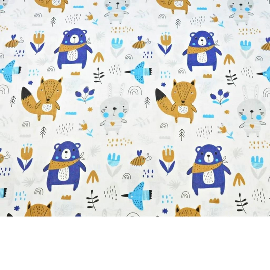 Tissu Coton Motif Animaux