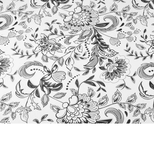 Tissu Coton Motif Fleurs