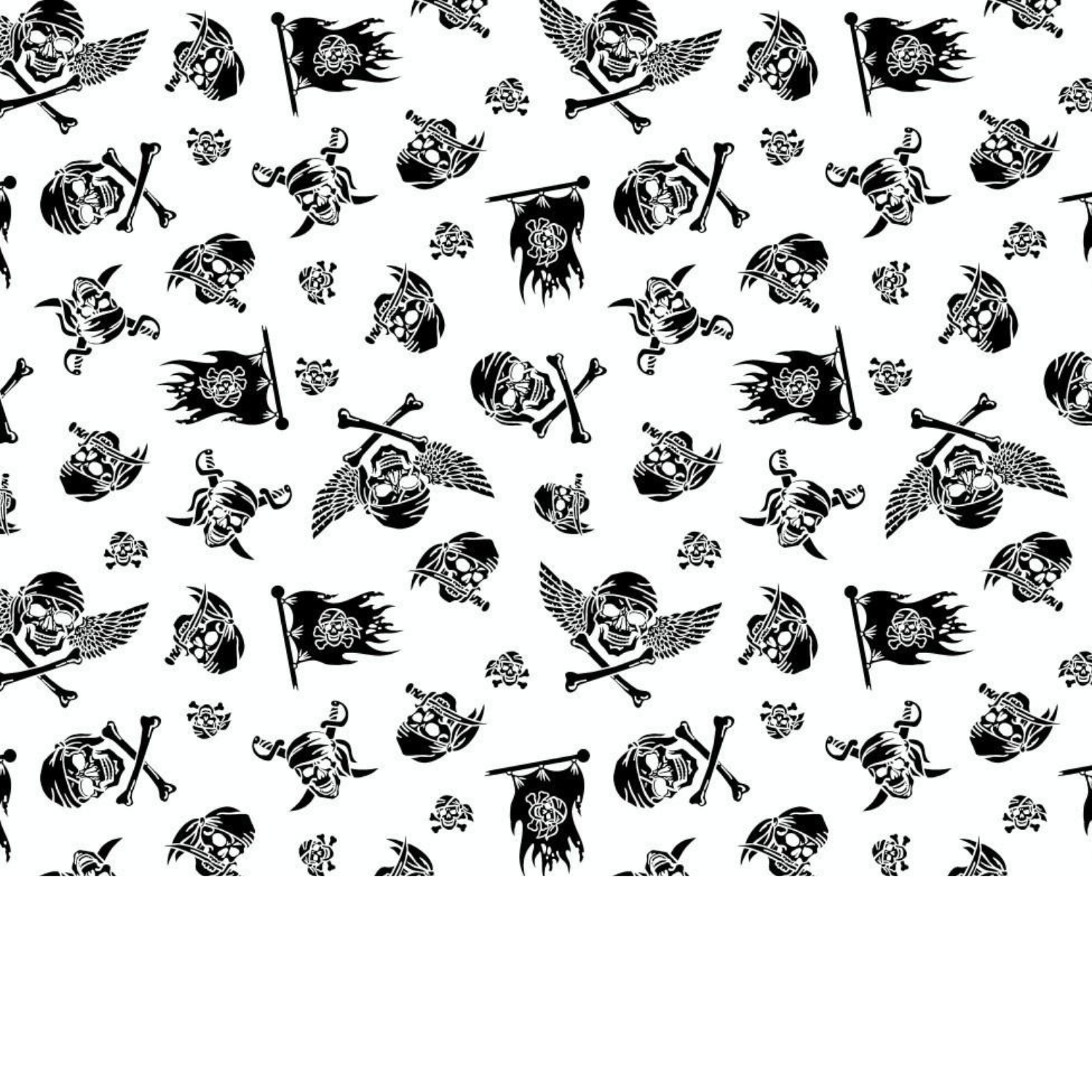 Tissu Coton Motif Pirates