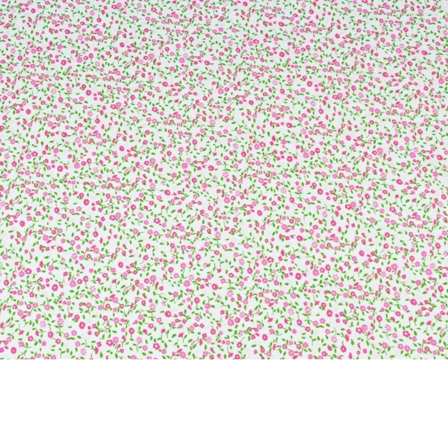 Tissu Coton Motif Fleurs