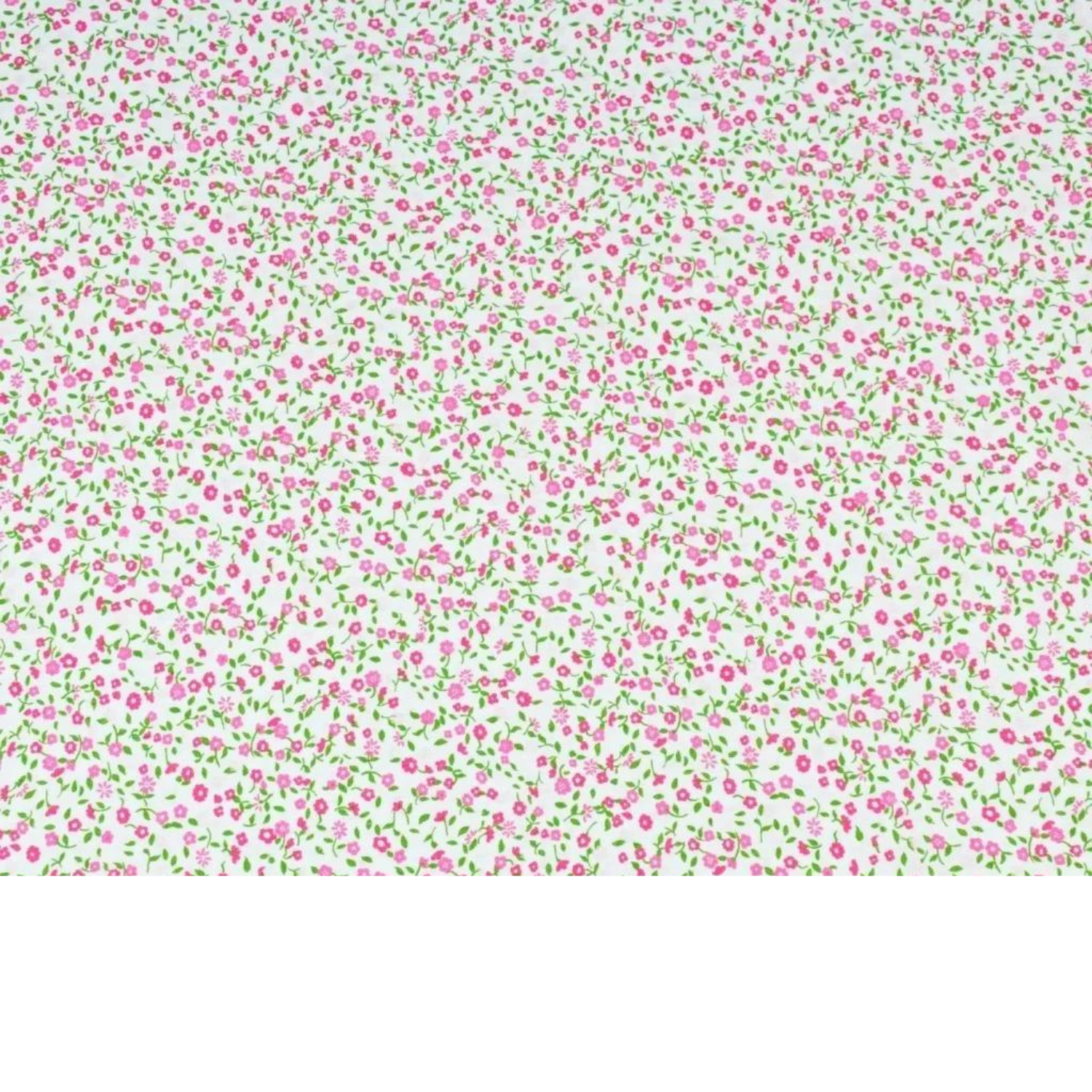 Tissu Coton Motif Fleurs