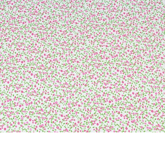 Tissu Coton Motif Fleurs