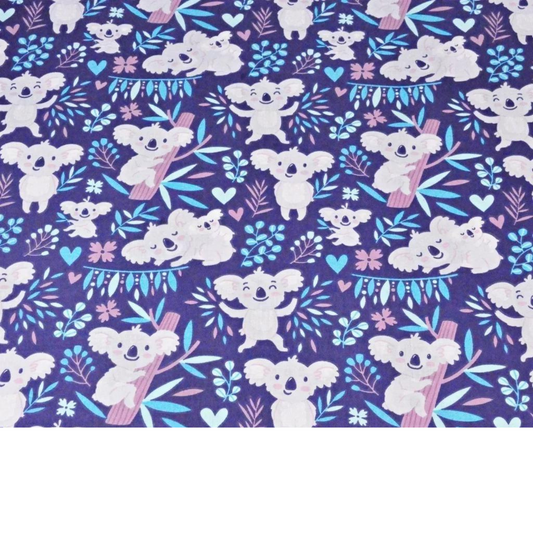 Tissu Coton Motif Koalas