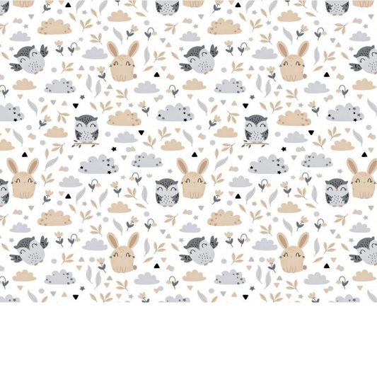 Tissu Coton Motif Animaux
