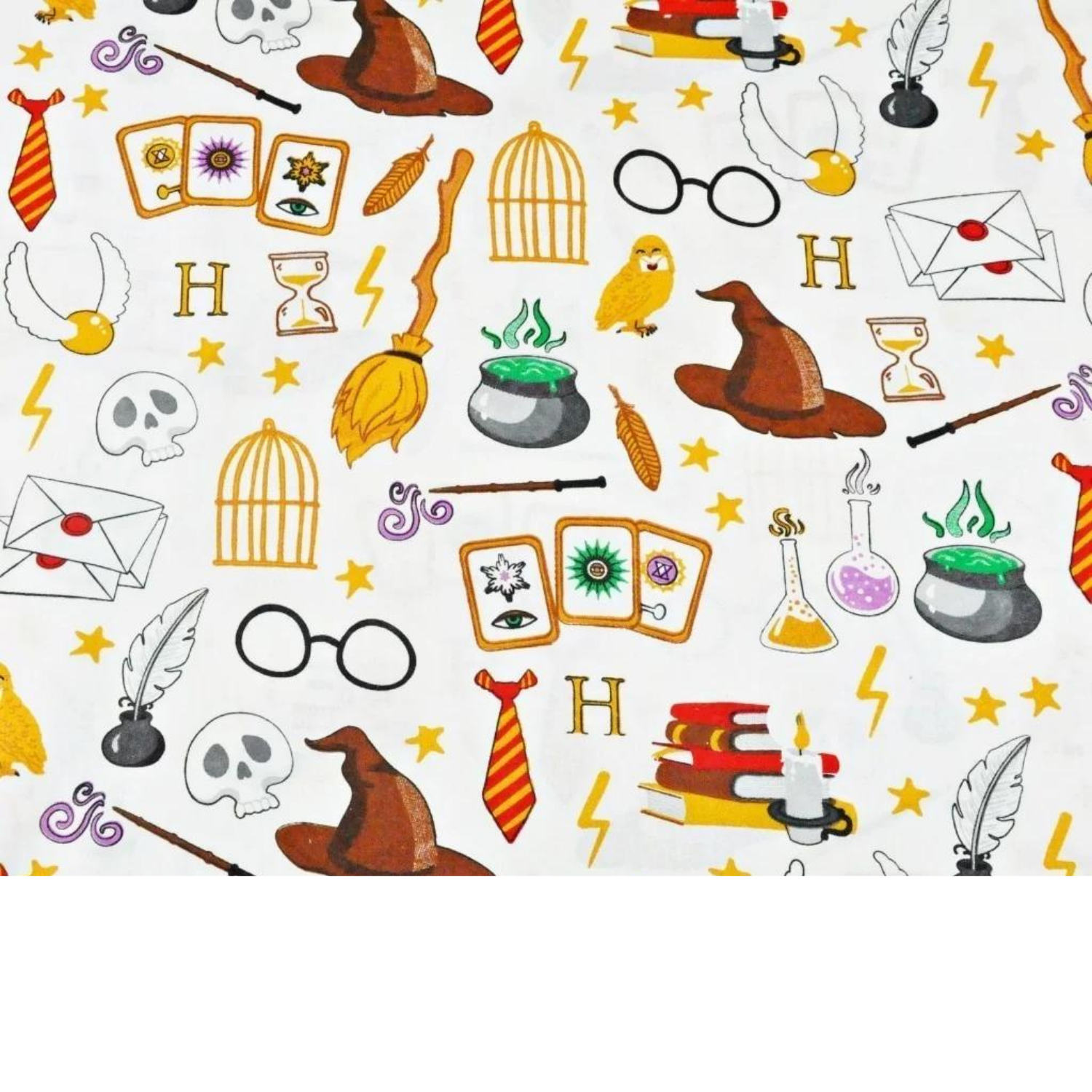 Tissu Coton Motif Magie