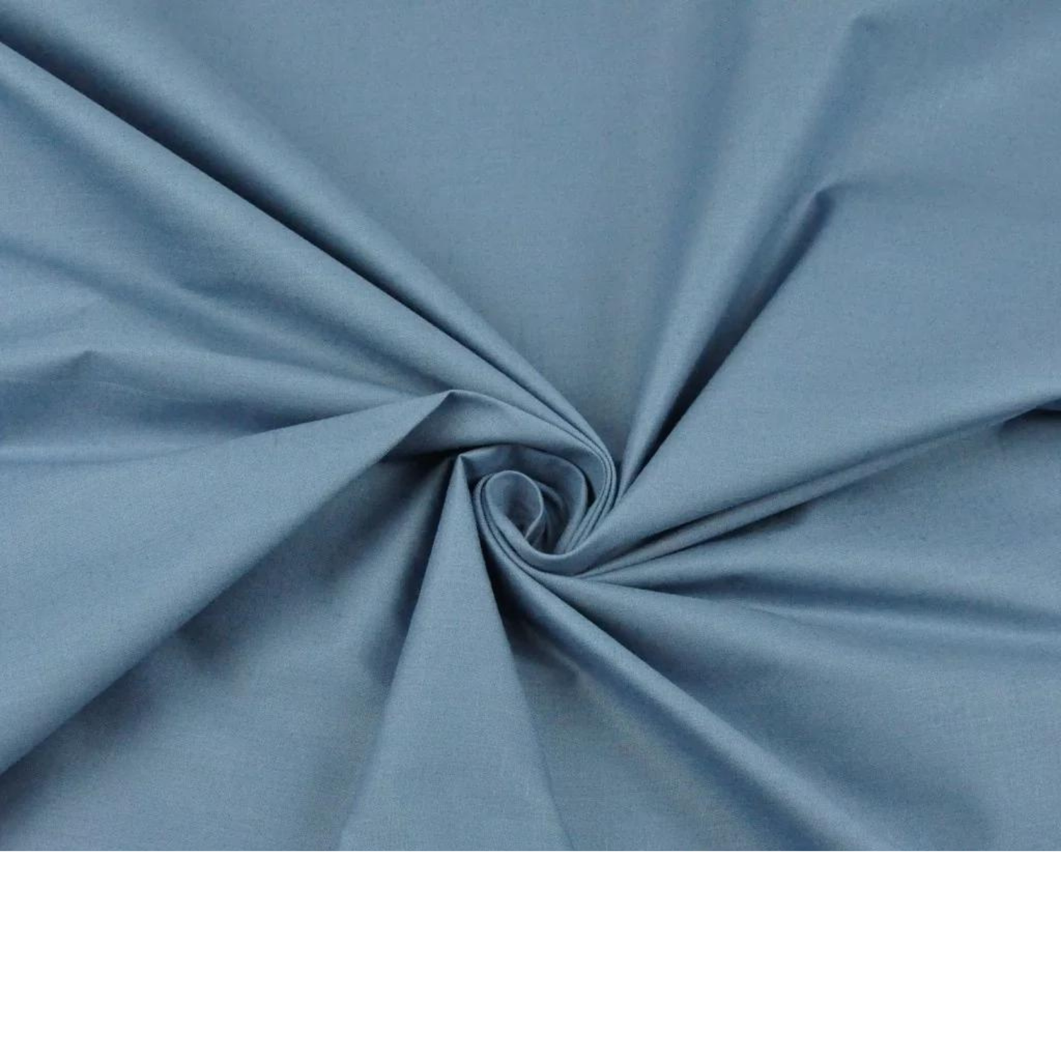 Tissu Coton Uni Bleu