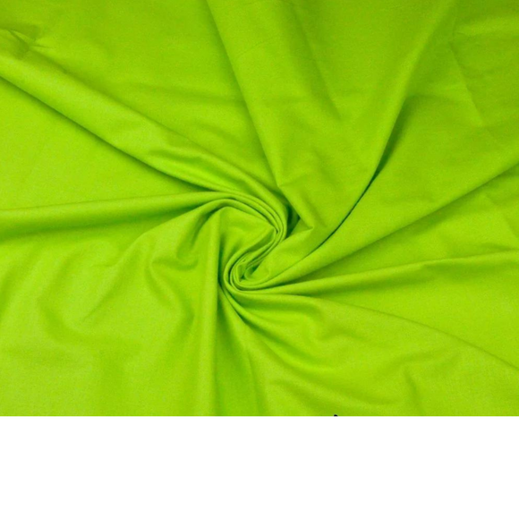 Tissu Coton Uni Vert