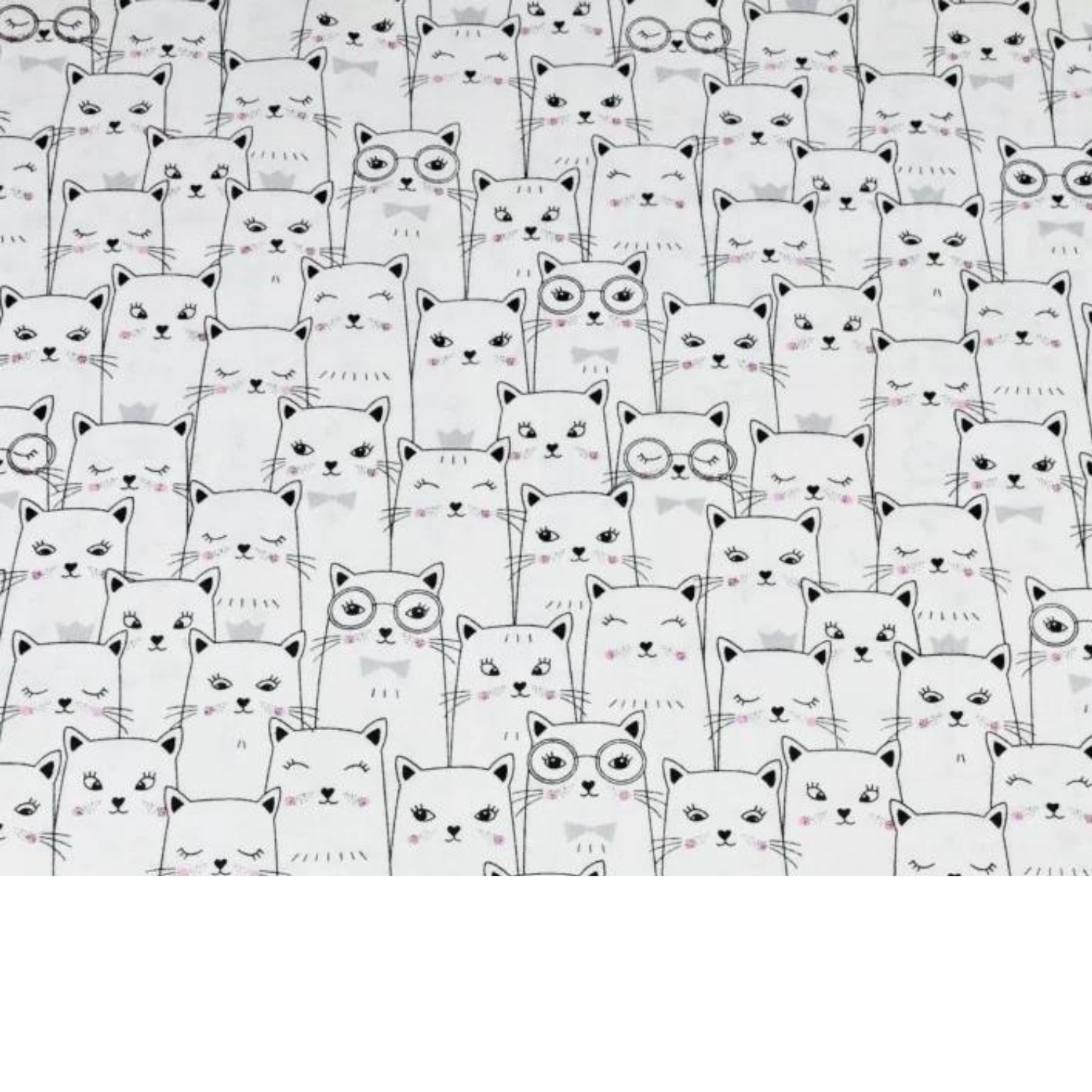 Tissu Coton Motif Chats